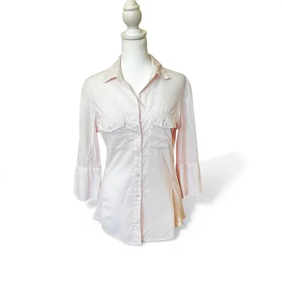 James Perse Sheer Slub Side Panel Size 3 Minimalist Quiet Luxury Casual Normcore - Picture 2 of 13